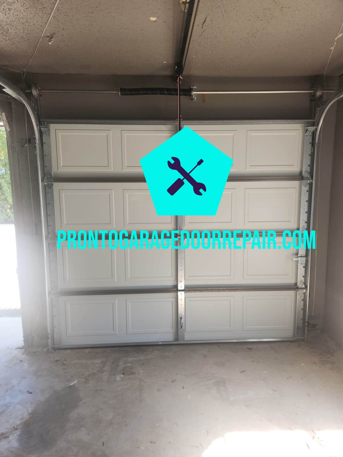 single-car-garage-new-spring-install